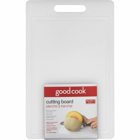 BRADSHAW Goodcook White Polyethylene Cutting Board 10 Inch X 15 Inch 10109